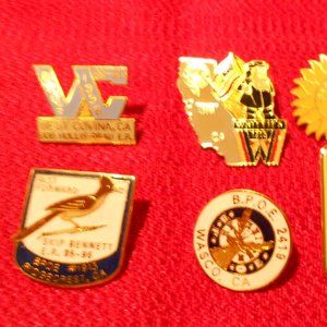 Vintage 7 Elks Lodge BPOE Pins